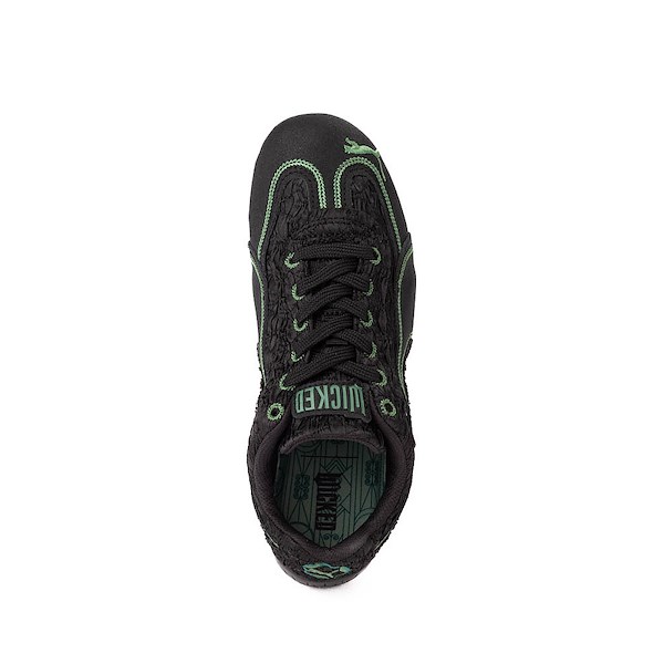 alternate view PUMA x Wicked Speedcat Elphie Sneaker - Big Kid - PUMA Black / Deep Forest / Dark MyrtleALT2