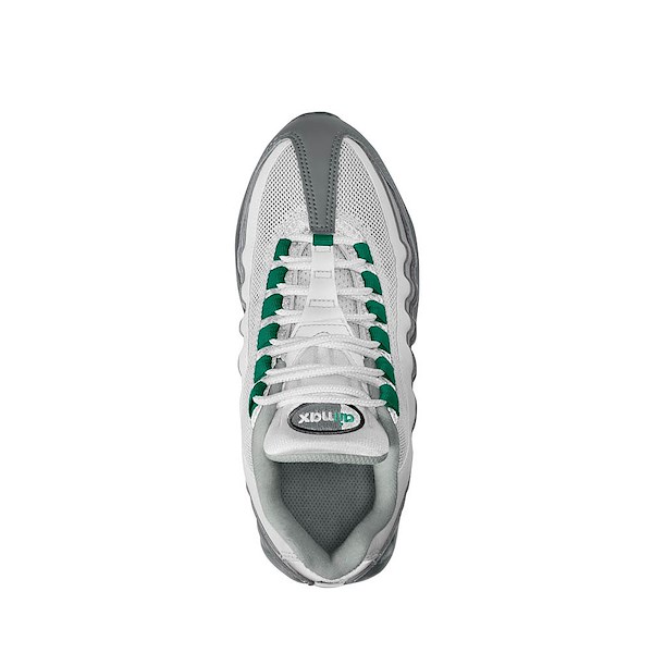 alternate view Nike Air Max 95 Big Bubble Athletic Shoe - Big Kid - Smoke Grey / Black Malachite / Light PumiceALT2