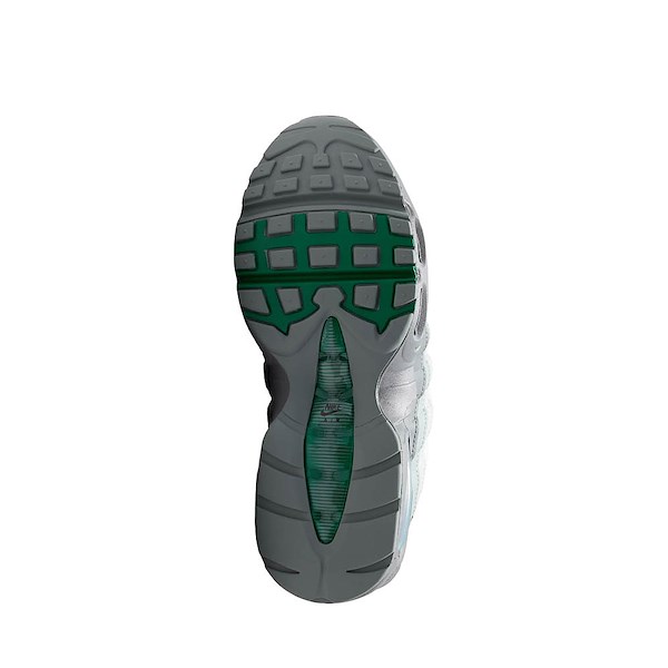 alternate view Nike Air Max 95 Big Bubble Athletic Shoe - Big Kid - Smoke Grey / Black Malachite / Light PumiceALT3