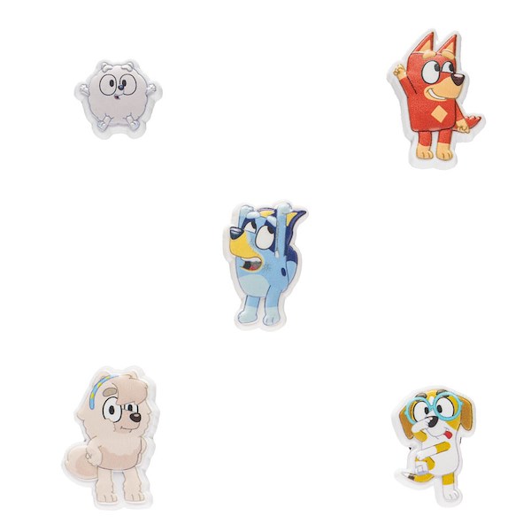 alternate view Bluey Crocs Jibbitz&trade; Shoe Charms 5 Pack - MulticolorALT1