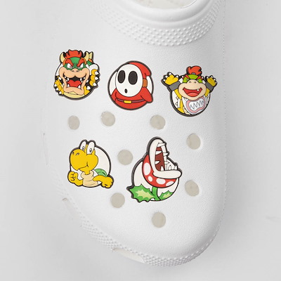 Main view of Super Mario Crocs Foes Jibbitz&amp;trade; Charms 5-Pack - Multicolor