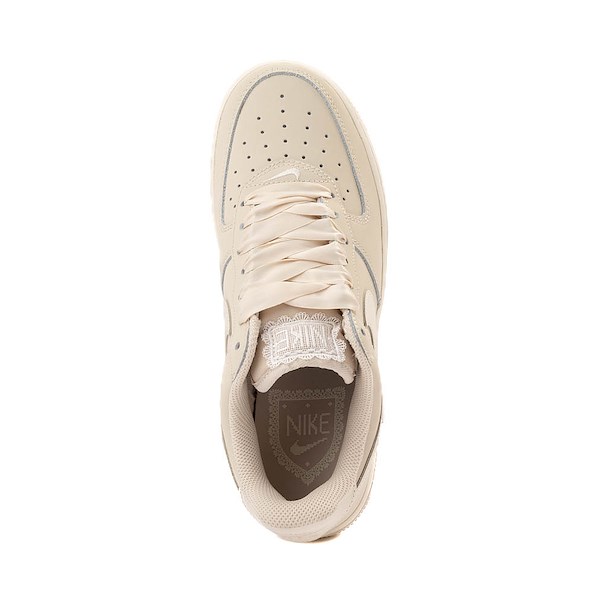 alternate view Womens Nike Air Force 1 Retro Premium Athletic Shoe - Oatmeal / Pale Ivory / OatmealALT2
