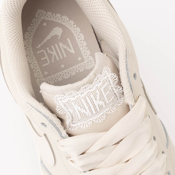 alternate view Womens Nike Air Force 1 Retro Premium Athletic Shoe - Oatmeal / Pale Ivory / OatmealALT2B