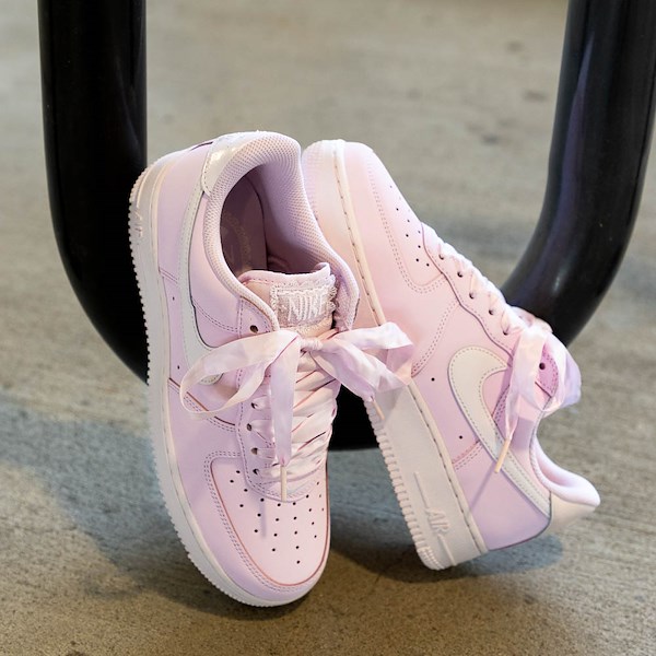 alternate view Womens Nike Air Force 1 Retro Premium Athletic Shoe - Pink Foam / Pearl Pink / Pink FoamHERO