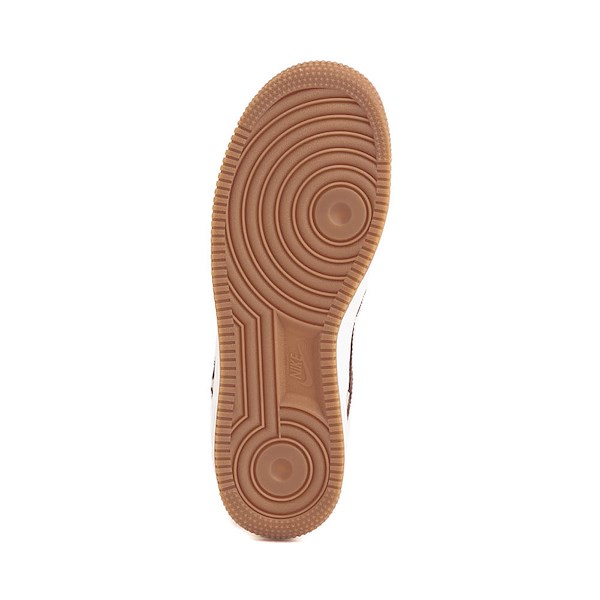 alternate view Womens Nike Air Force 1 '07 Athletic Shoe - Field Brown / Sail / Field BrownALT3