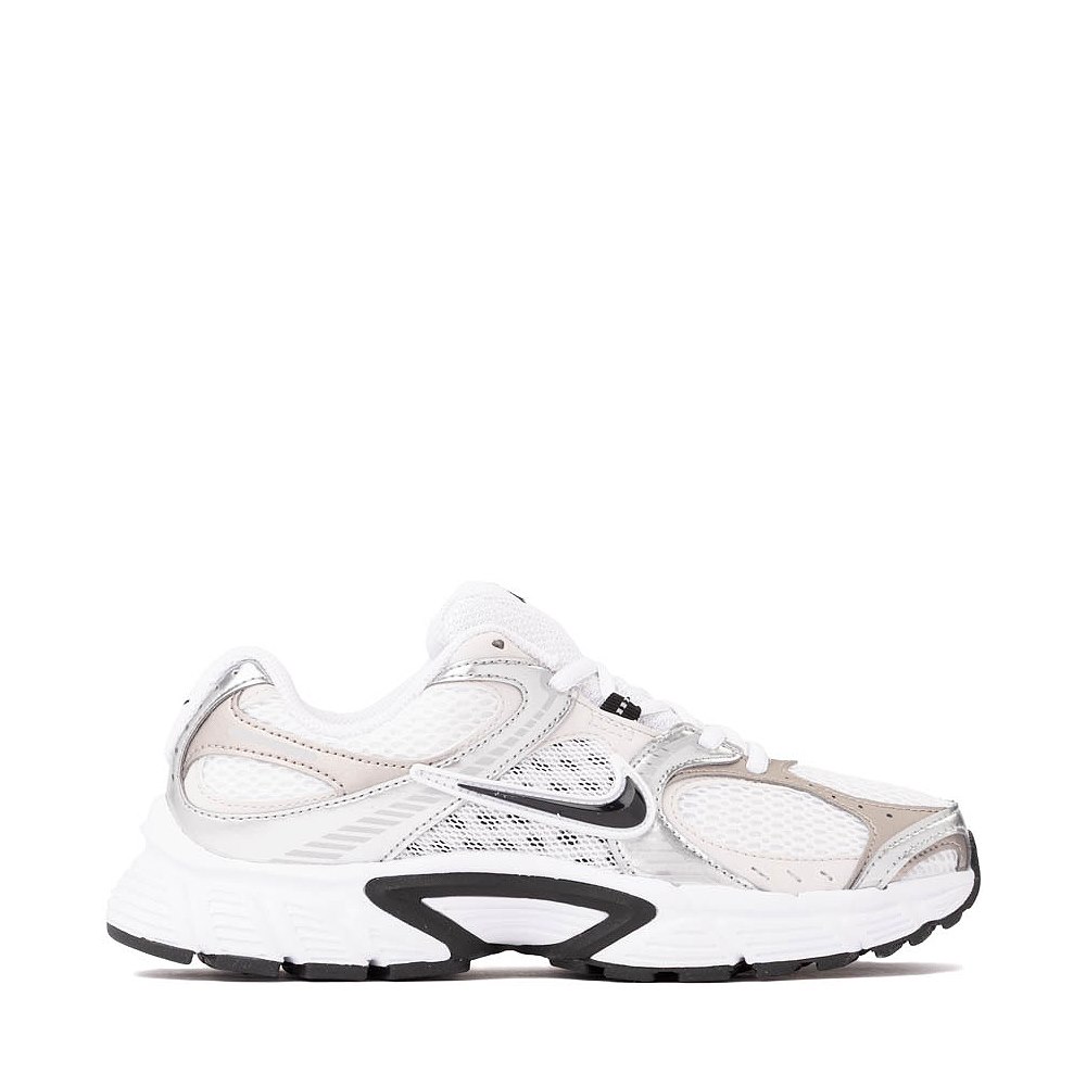 Womens Nike V5 RNR Athletic Shoe - White / Black / Vast Grey / Metallic Silver