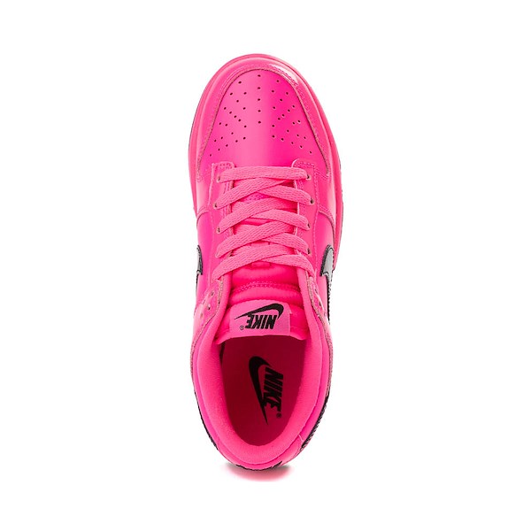 alternate view Womens Nike Dunk Low Athletic Shoe - Pink Blast / Black / Pink BlastALT2