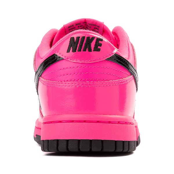 alternate view Womens Nike Dunk Low Athletic Shoe - Pink Blast / Black / Pink BlastALT4