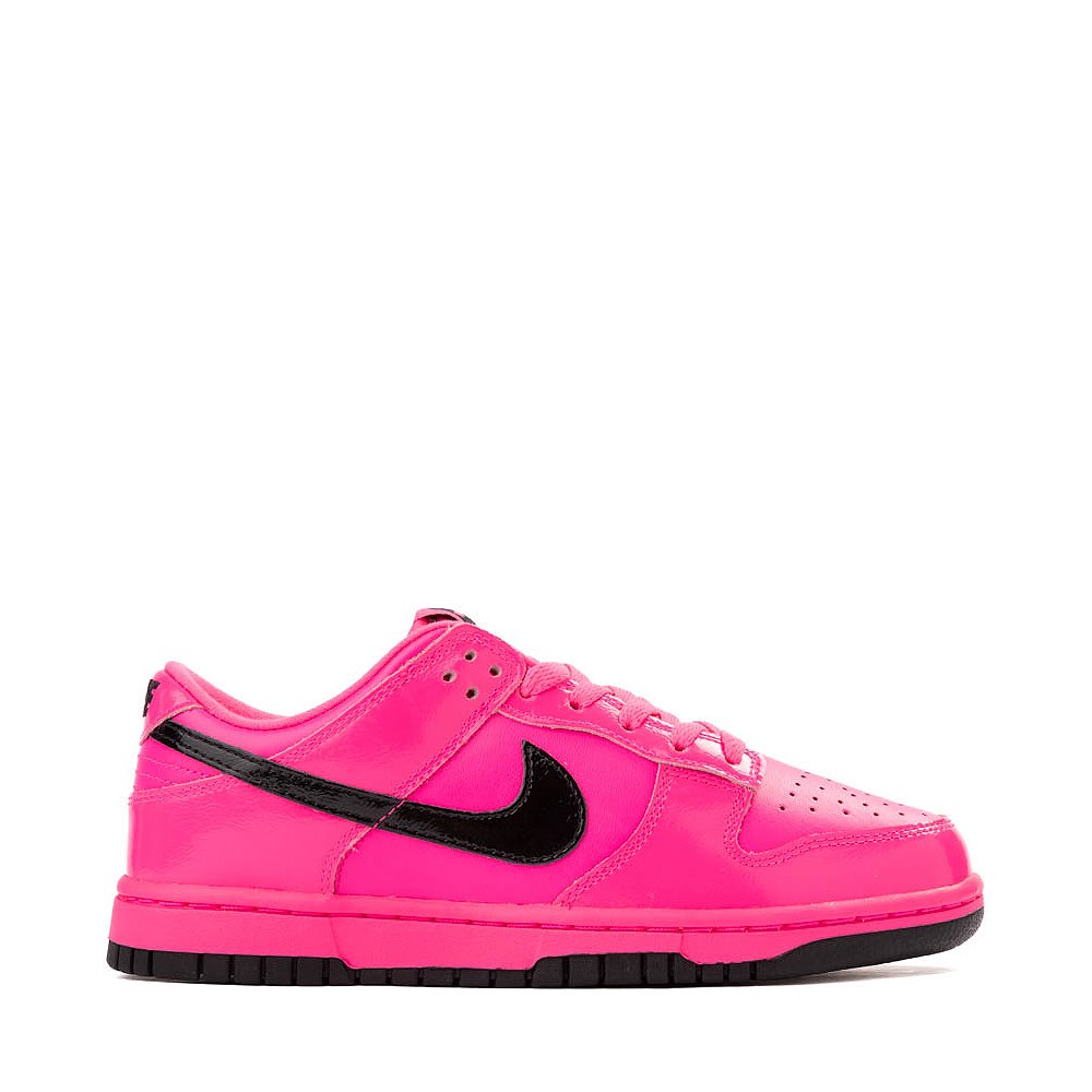 Womens Nike Dunk Low Athletic Shoe - Pink Blast / Black / Pink Blast