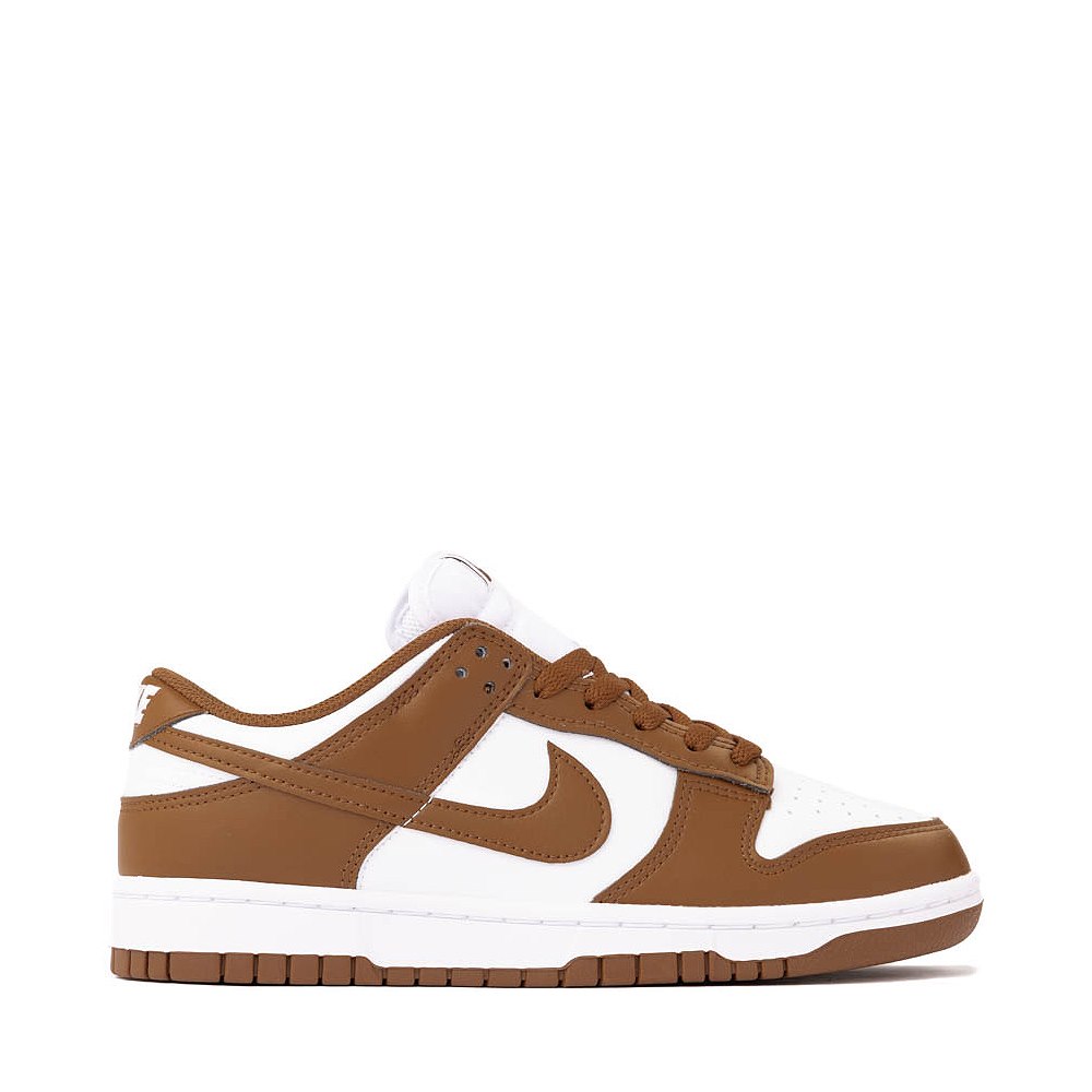 Womens Nike Dunk Low Athletic Shoe - Sail / White / Light British Tan