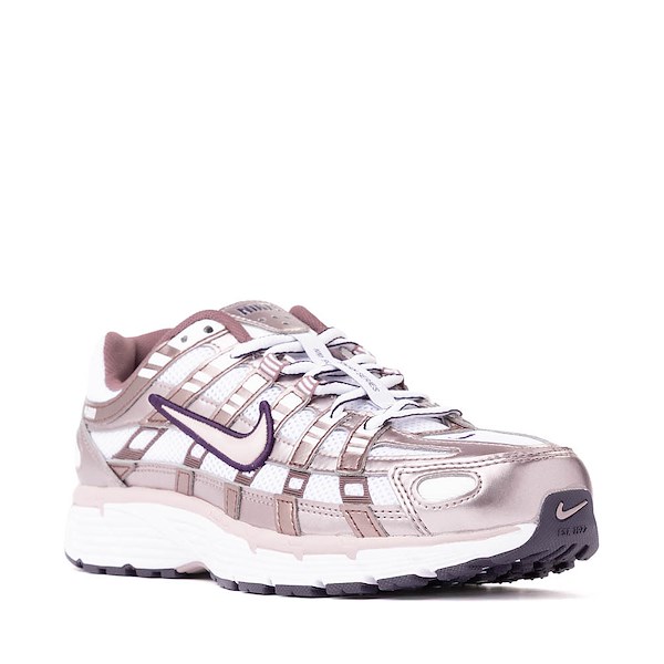 alternate view Womens Nike P-6000 Athletic Shoe - White / Light Violet Ore / Tattoo / Purple DynastyALT5