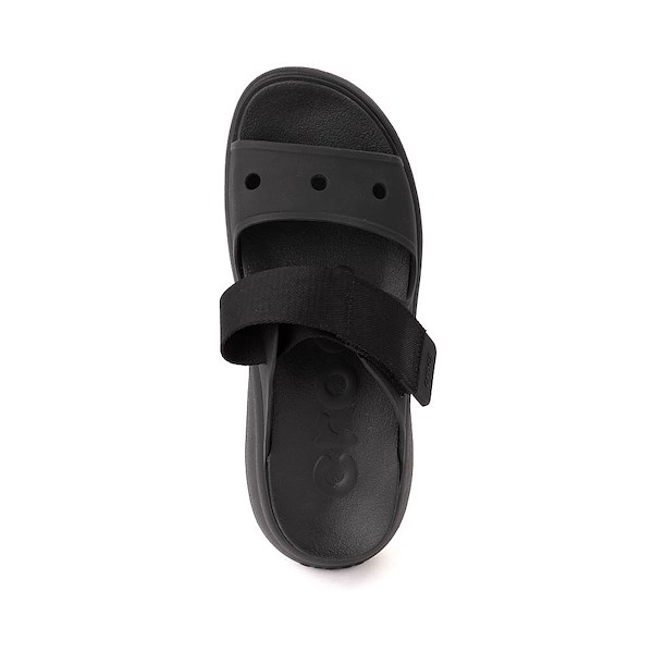 alternate view Womens Crocs Soho Two Strap Sandal - BlackALT2