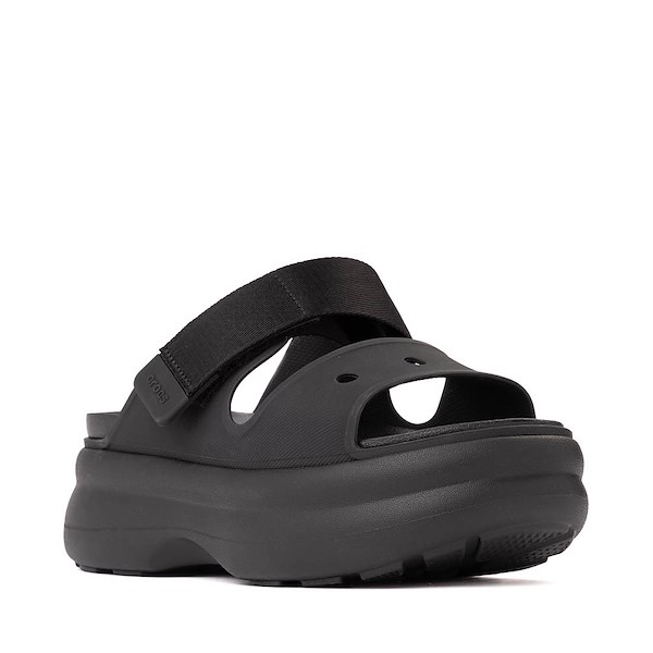 alternate view Womens Crocs Soho Two Strap Sandal - BlackALT5