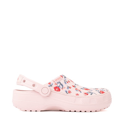 Main view of Crocs Classic Crafted Floral Clog - Cotton Candy