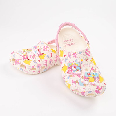 Main view of Hello Kitty&amp;reg; &amp; Friends Crocs Classic Clog - Little Kid / Big Kid - White