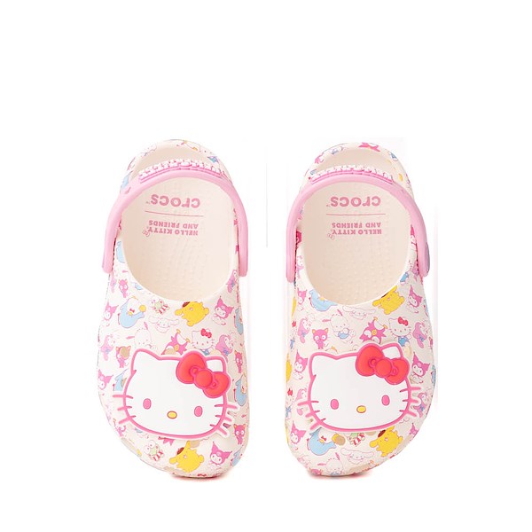 alternate view Hello Kitty&reg; & Friends Crocs Classic Clog - Baby / Toddler - WhiteALT2
