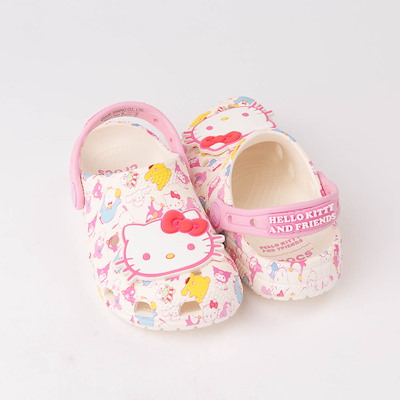 Main view of Hello Kitty&amp;reg; &amp; Friends Crocs Classic Clog - Baby / Toddler - White