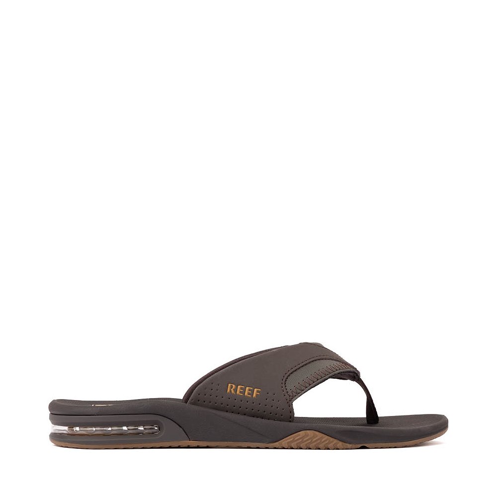 Mens Reef Fanning Sandal - Brown / Gum