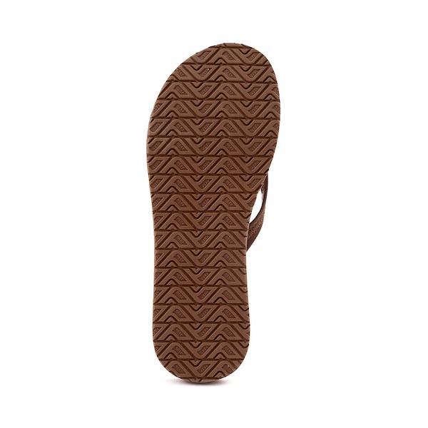 alternate view Womens Reef Costa Rica Slide Sandal - ChocolateALT3