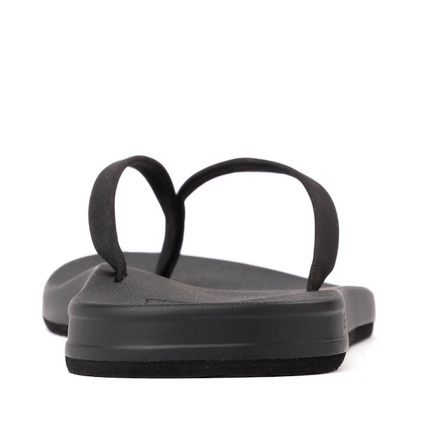 alternate view Womens Reef Cushion Slim Sandal - BlackALT4