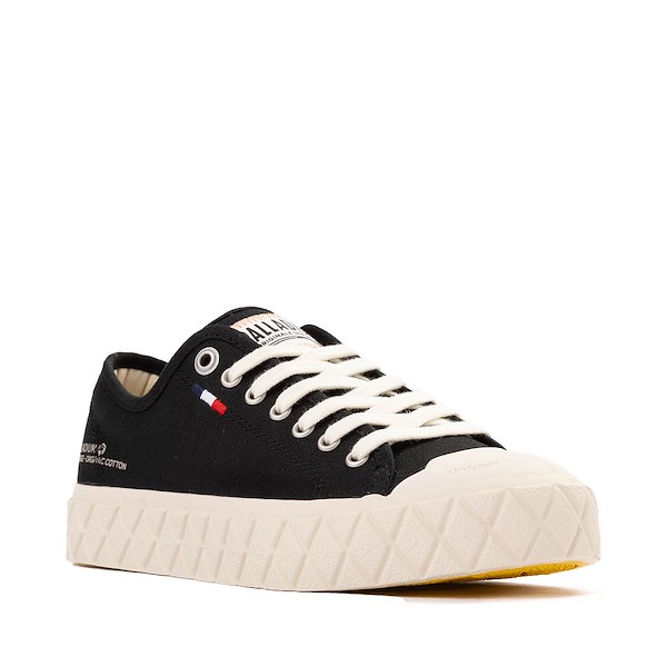 alternate view Womens Palladium Palla Ace Sneaker - Black / White Cap GrayALT5