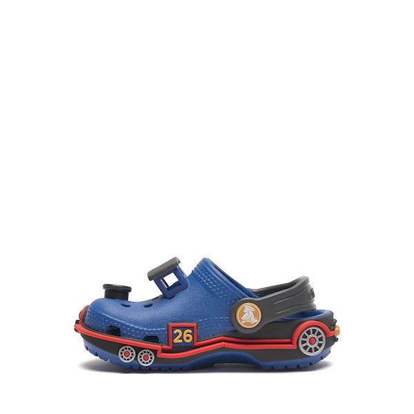 alternate view Crocs Classic I AM Train Clog - Baby / Toddler - Blue Bolt / CarbonALT1