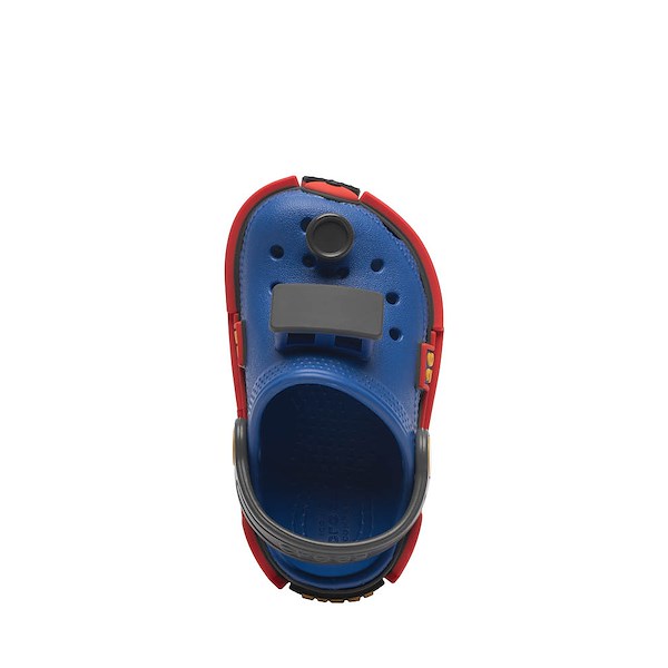 alternate view Crocs Classic I AM Train Clog - Baby / Toddler - Blue Bolt / CarbonALT2