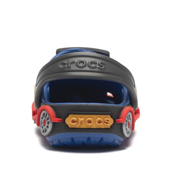 alternate view Crocs Classic I AM Train Clog - Baby / Toddler - Blue Bolt / CarbonALT4