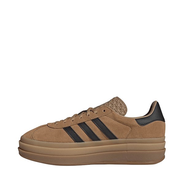alternate view Womens adidas Gazelle Bold Athletic Shoe - Cardboard / Core Black / GumALT1