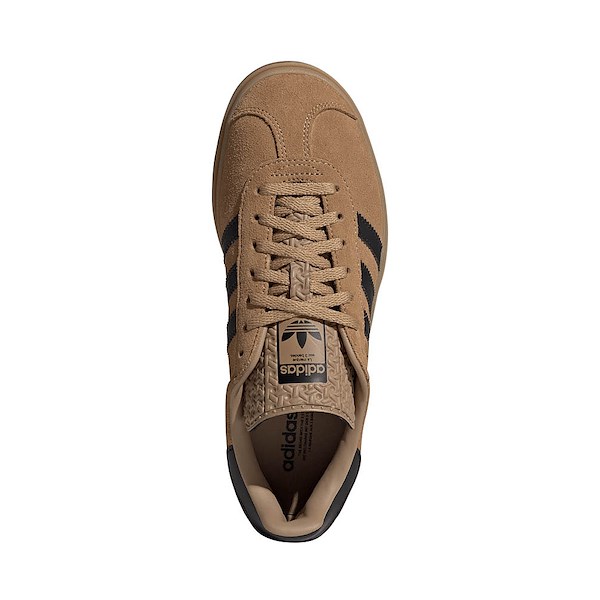 alternate view Womens adidas Gazelle Bold Athletic Shoe - Cardboard / Core Black / GumALT2