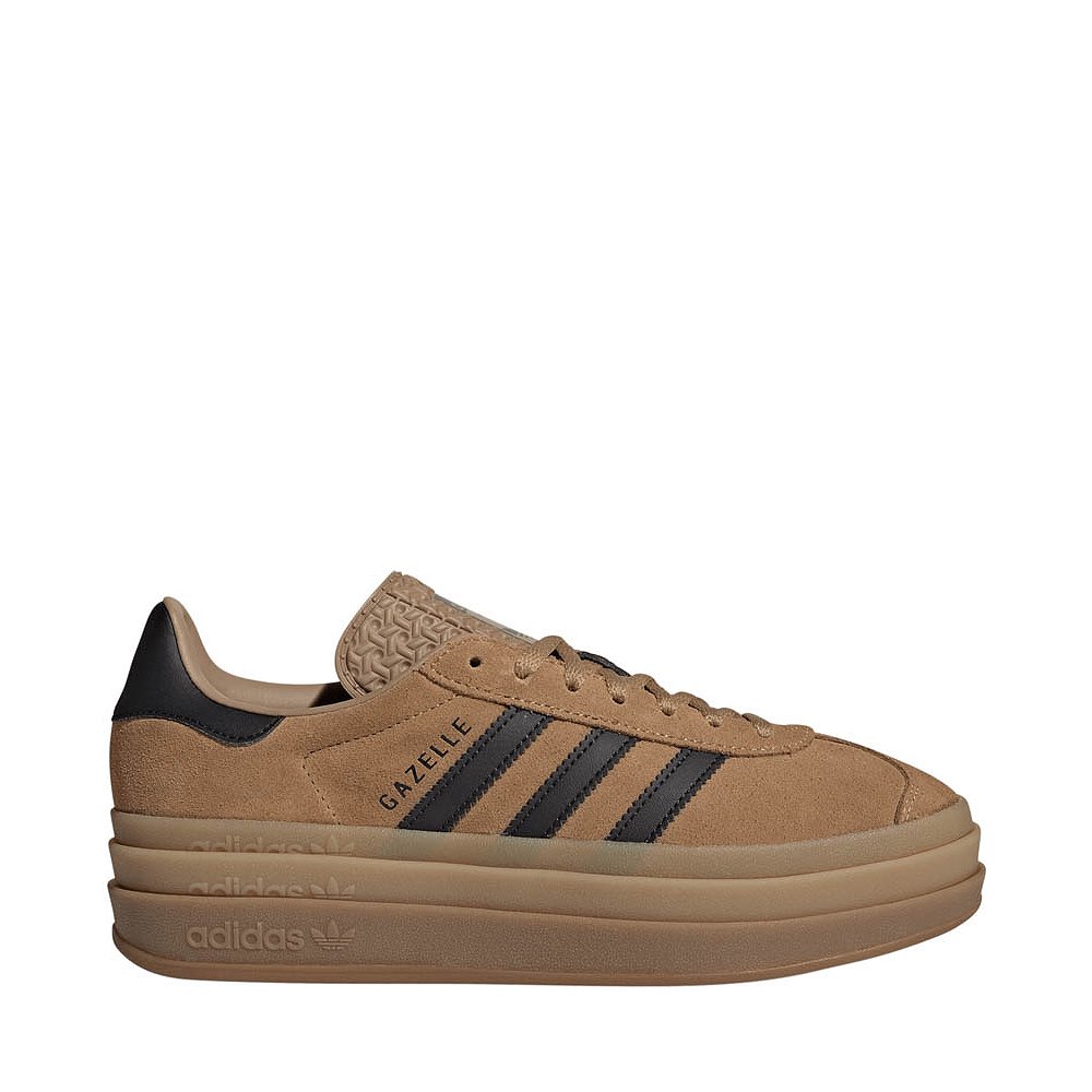 Womens adidas Gazelle Bold Athletic Shoe - Cardboard / Core Black / Gum
