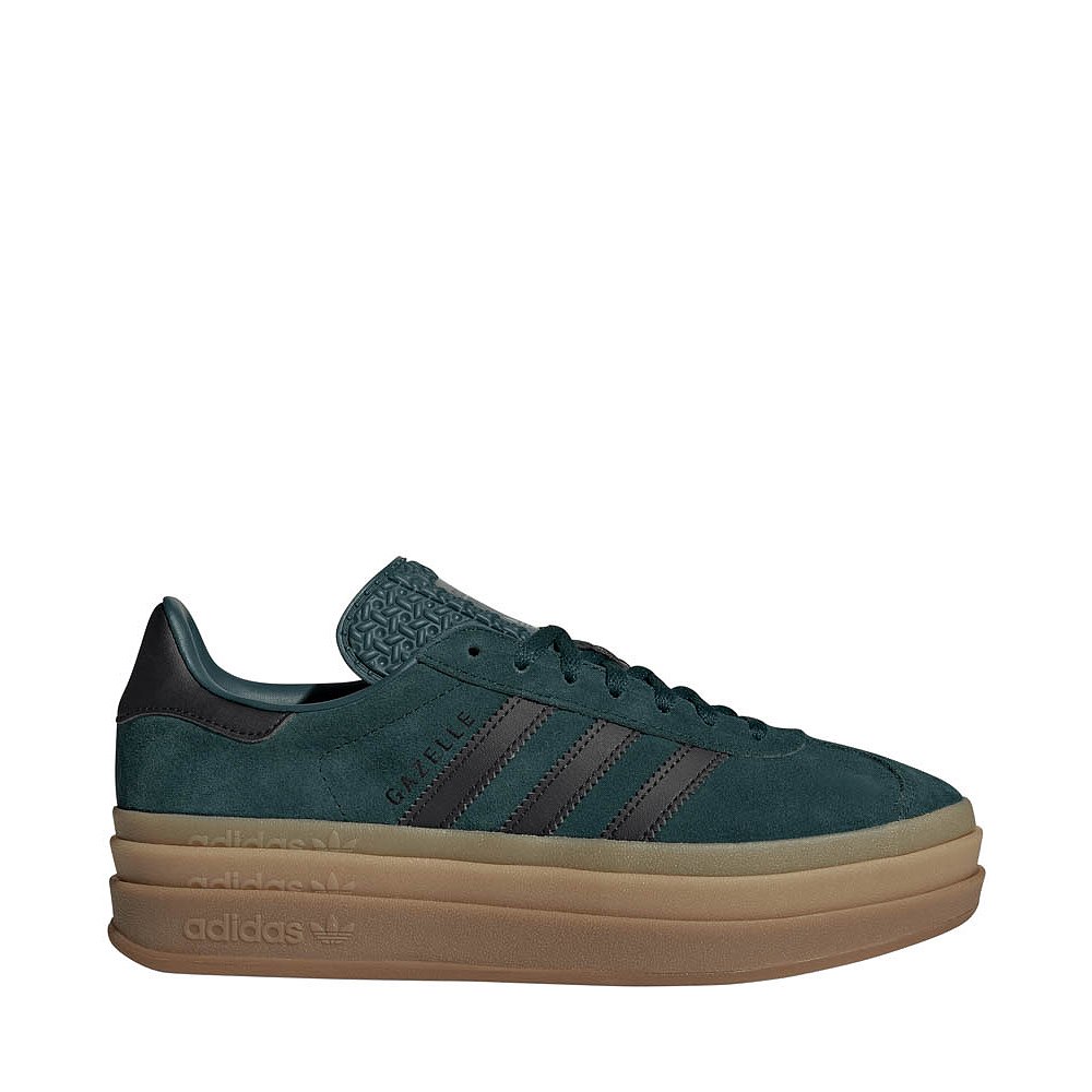 Womens adidas Gazelle Bold Athletic Shoe - Aurora Ivy / Core Black / Gum