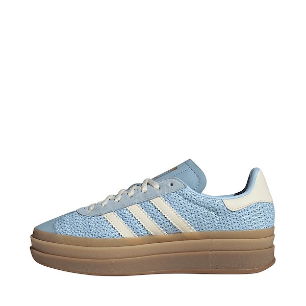 alternate view Womens adidas Gazelle Bold Athletic Shoe - Clear Sky / Sand Strata / Cream WhiteALT1