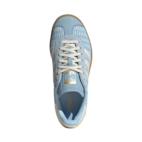 alternate view Womens adidas Gazelle Bold Athletic Shoe - Clear Sky / Sand Strata / Cream WhiteALT2
