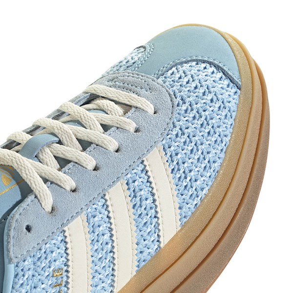 alternate view Womens adidas Gazelle Bold Athletic Shoe - Clear Sky / Sand Strata / Cream WhiteALT2B