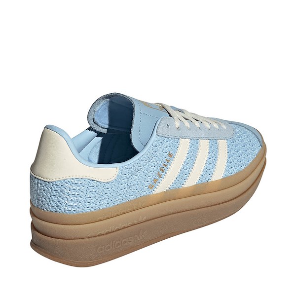 alternate view Womens adidas Gazelle Bold Athletic Shoe - Clear Sky / Sand Strata / Cream WhiteALT4
