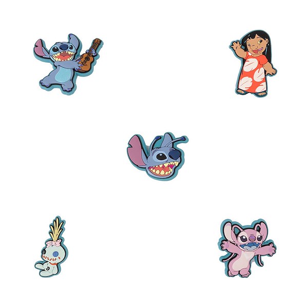 alternate view Disney Lilo & Stitch Crocs Jibbitz&trade; Shoe Charms 5 Pack - MulticolorALT1