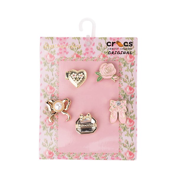 alternate view LoveShackFancy x Crocs Jibbitz&trade; Shoe Charms 5 Pack - MulticolorALT2