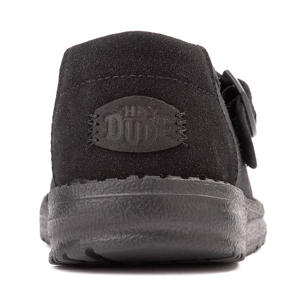 alternate view Womens HEYDUDE Wendy Jane Slip-On Casual Shoe - Black MonochromeALT4