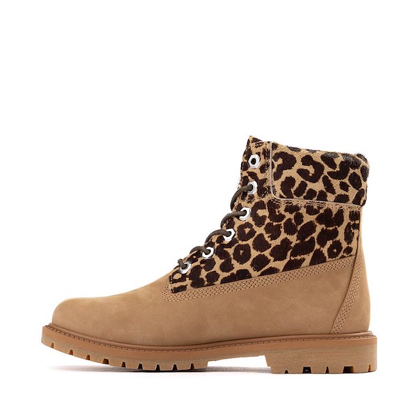 alternate view Womens Timberland&reg; Premium 6-Inch Boot - Beige / LeopardALT1