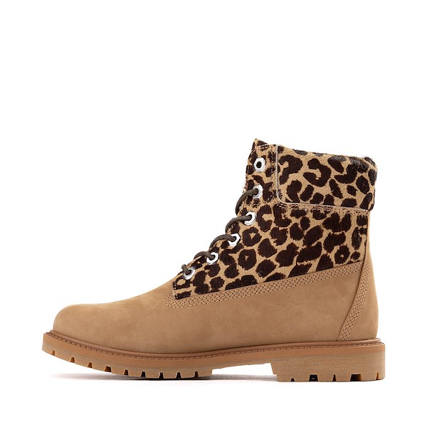 alternate view Womens Timberland® Premium 6-Inch Boot - Beige / LeopardALT1