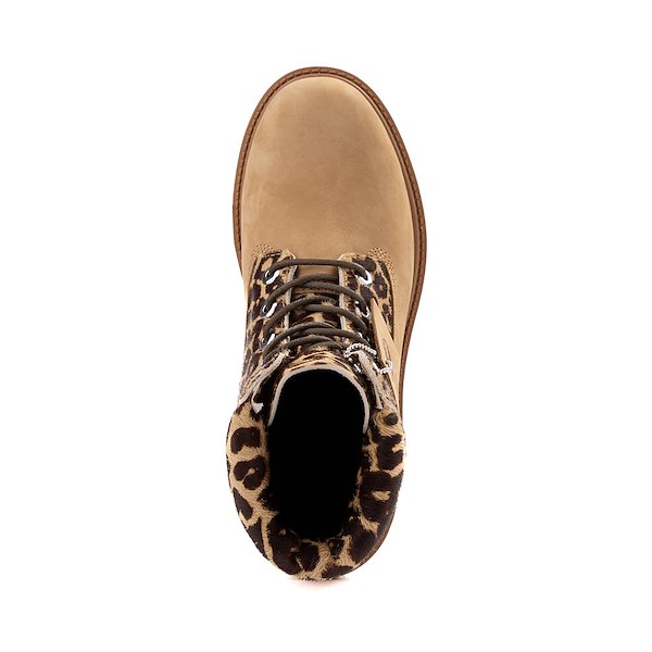 alternate view Womens Timberland® Premium 6-Inch Boot - Beige / LeopardALT2
