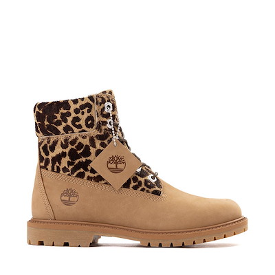 Main view of Womens Timberland&reg; Premium 6-Inch Boot - Beige / Leopard