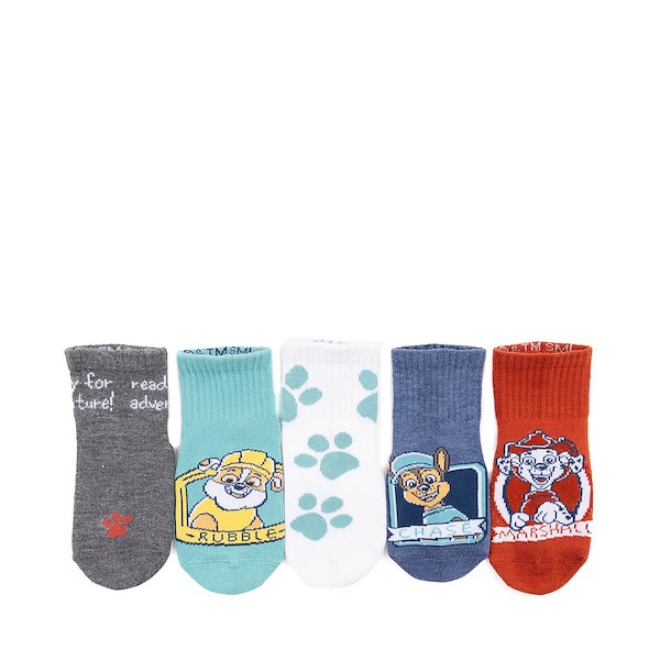 alternate view Paw Patrol Quarter Socks 5 Pack - Toddler - MulticolorALT1