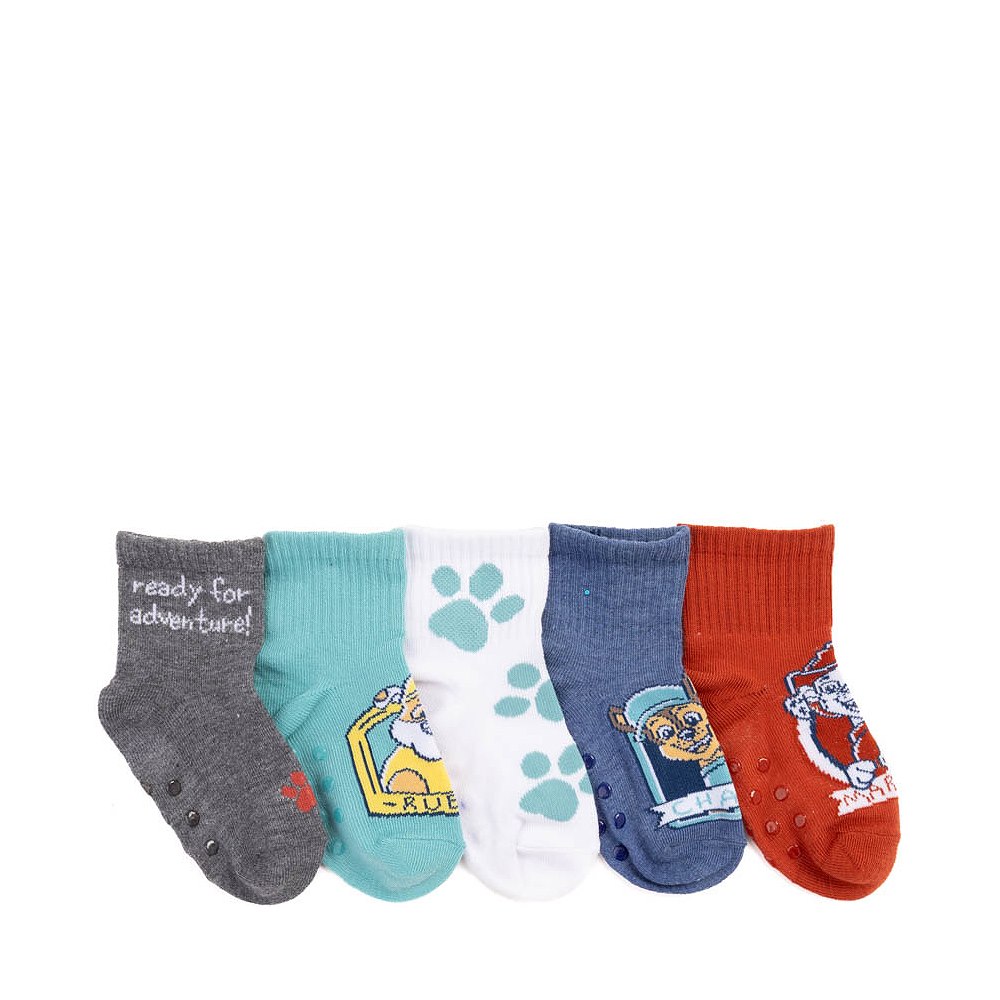 Paw Patrol Quarter Socks 5 Pack - Toddler - Multicolor