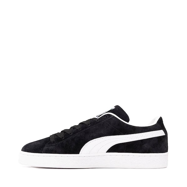 alternate view Mens PUMA Suede Classic Sneaker - PUMA Black / PUMA WhiteALT1