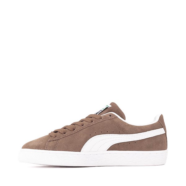alternate view Mens PUMA Suede Classic Sneaker - Haute Coffee / PUMA WhiteALT1