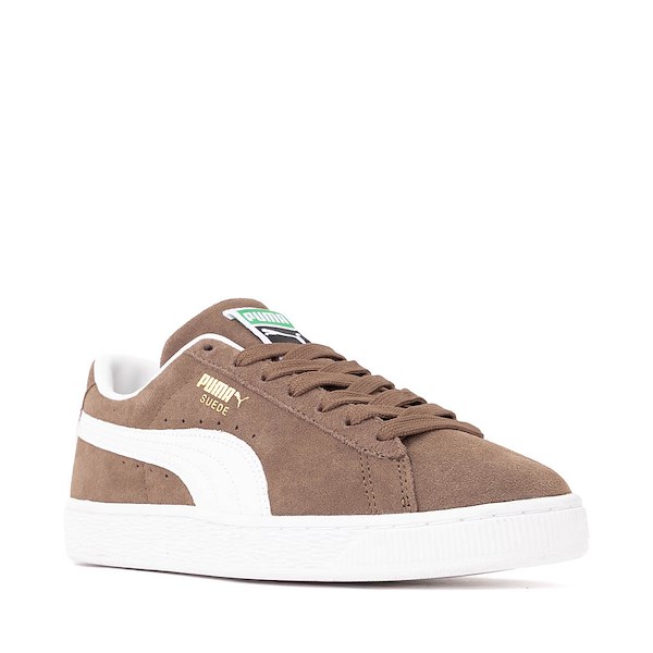 alternate view Mens PUMA Suede Classic Sneaker - Haute Coffee / PUMA WhiteALT5