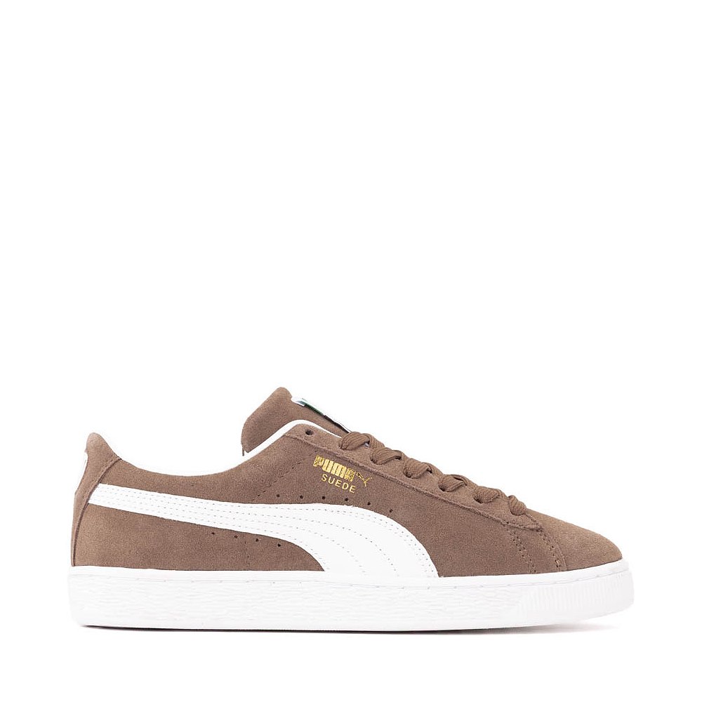Mens PUMA Suede Classic Sneaker - Haute Coffee / PUMA White