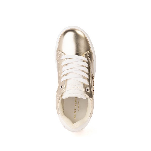 alternate view Kurt Geiger Mini Luckson Heart Sneaker - Little Kid / Big Kid - GoldALT2